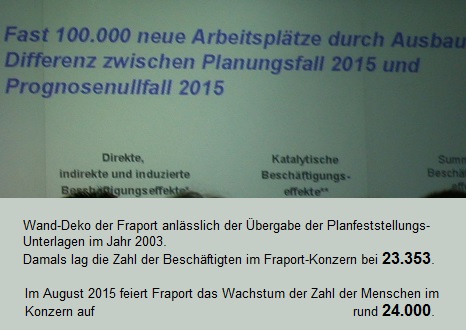 Fraport und Arbeitspl�tze