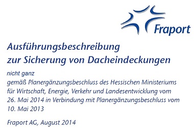 Deckblatt Ausf�hrungsbestimmung Dachsicherung