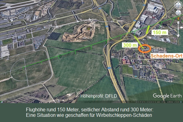 Anflug aus Ost auf BER-S�d