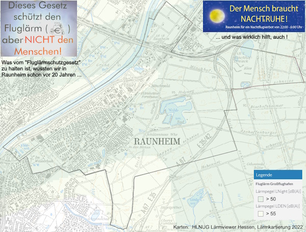 Grafik: L�rmwerte in Raunheim